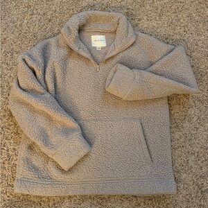 American Eagle Outfitters Tan Sherpa Jacket